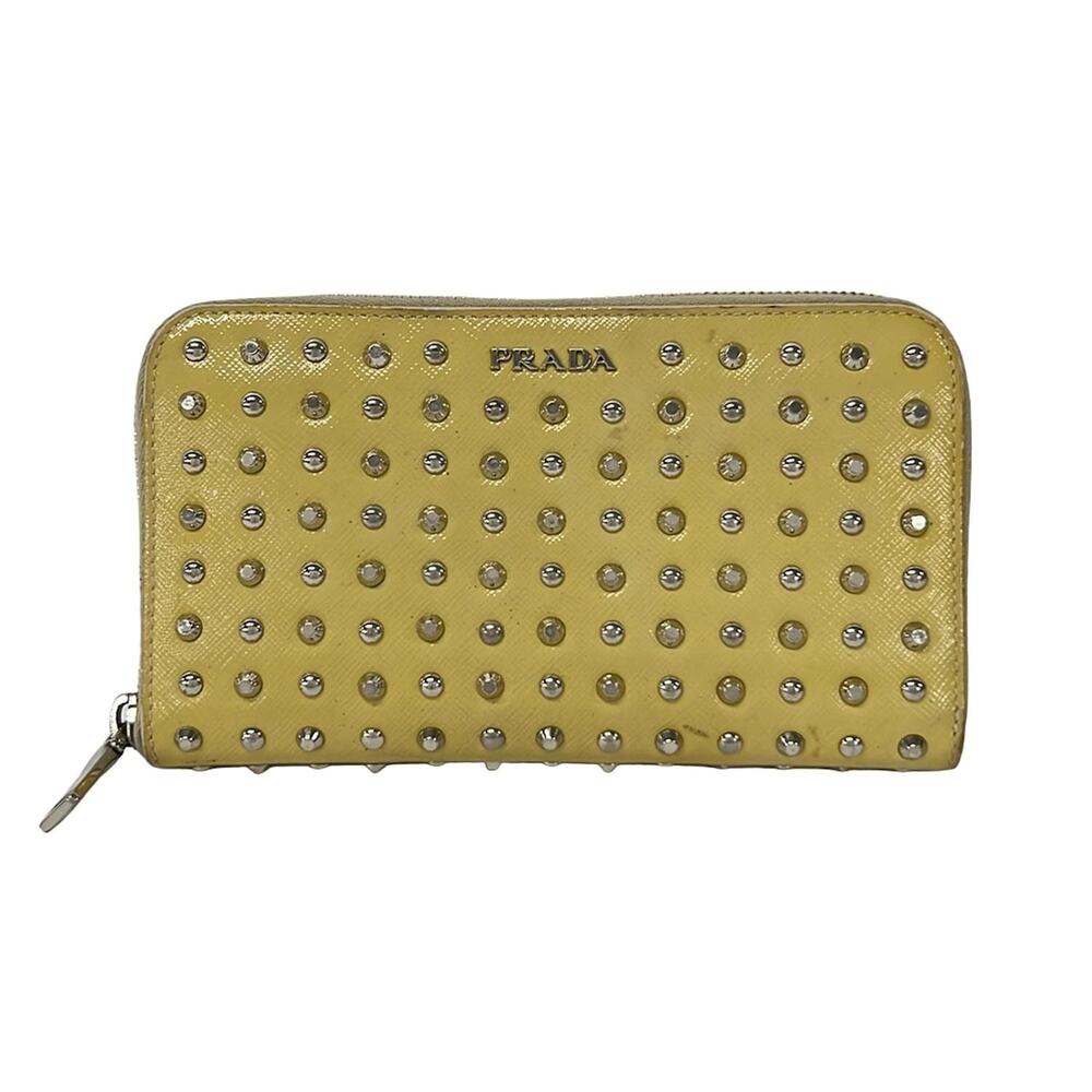 Prada Long Wallet Patent Leather Hardware